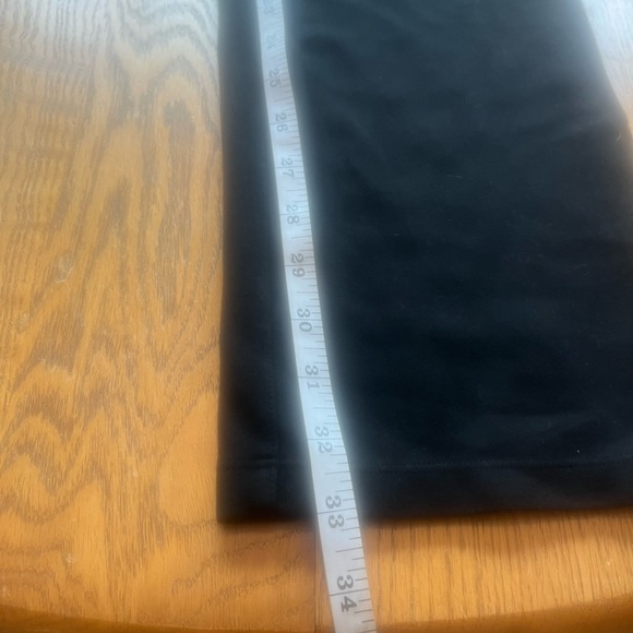 Betabrand XL long yoga dress pants Black Pull On Stretch Knit VGUC *Msurmnts - Picture 4 of 8
